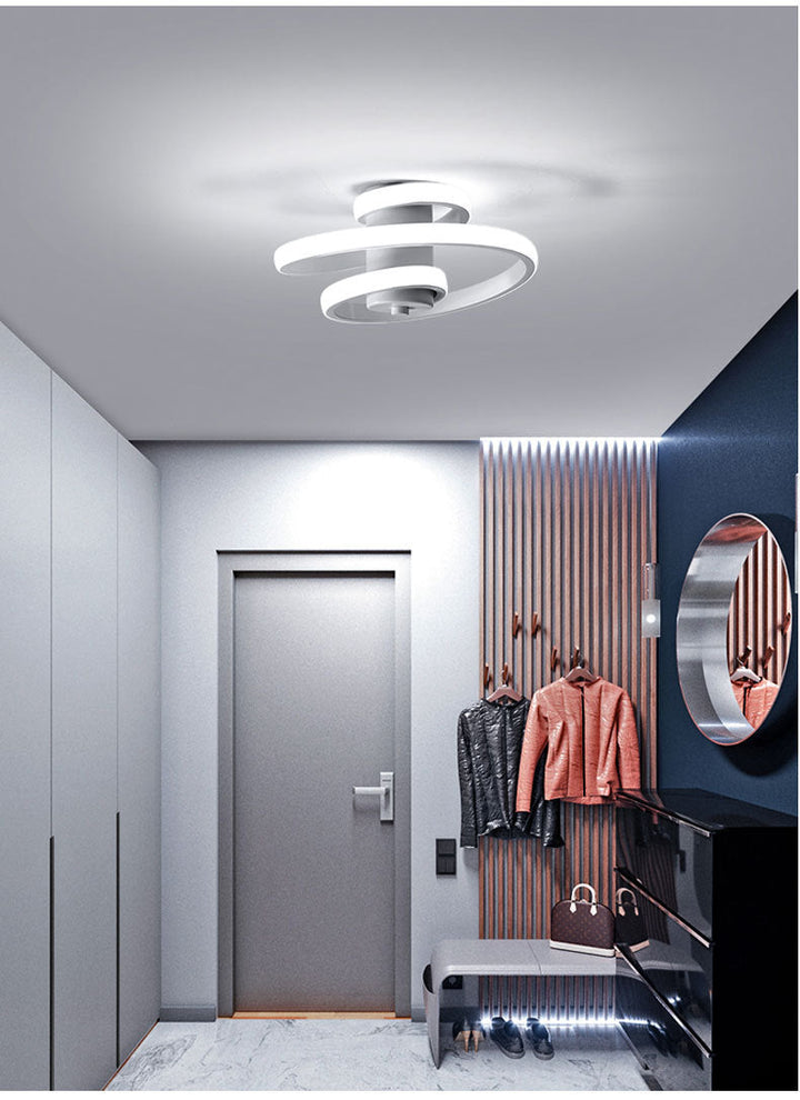 Simple and modern metal led lighting ceiling lightStyle: modern and simple
 
 Applicable places: corridors, bedrooms, corridors, entrances, balconies, hotel rooms, exhibition halls
 
 Voltage: 110V/220V (V)
 
 Avera0nullLofinemetal led lighting