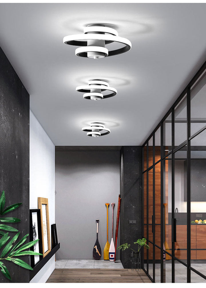 Simple and modern metal led lighting ceiling lightStyle: modern and simple
 
 Applicable places: corridors, bedrooms, corridors, entrances, balconies, hotel rooms, exhibition halls
 
 Voltage: 110V/220V (V)
 
 Avera0nullLofinemetal led lighting