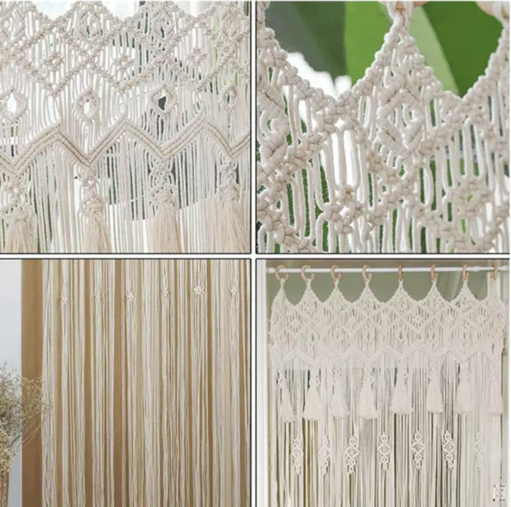 Bohemian Hand-Woven Tapestry Curtain Partition Bohemian Wedding BackgrProduct Information
 


 Material: Cotton
 


 Main Component Of Fabric: Cotton
 


 Main Ingredient Content Of Fabric: 100%
 


 Subcomponent Of Fabric: Cotton
 


0nullLofineBohemian Hand-Woven Tapestry